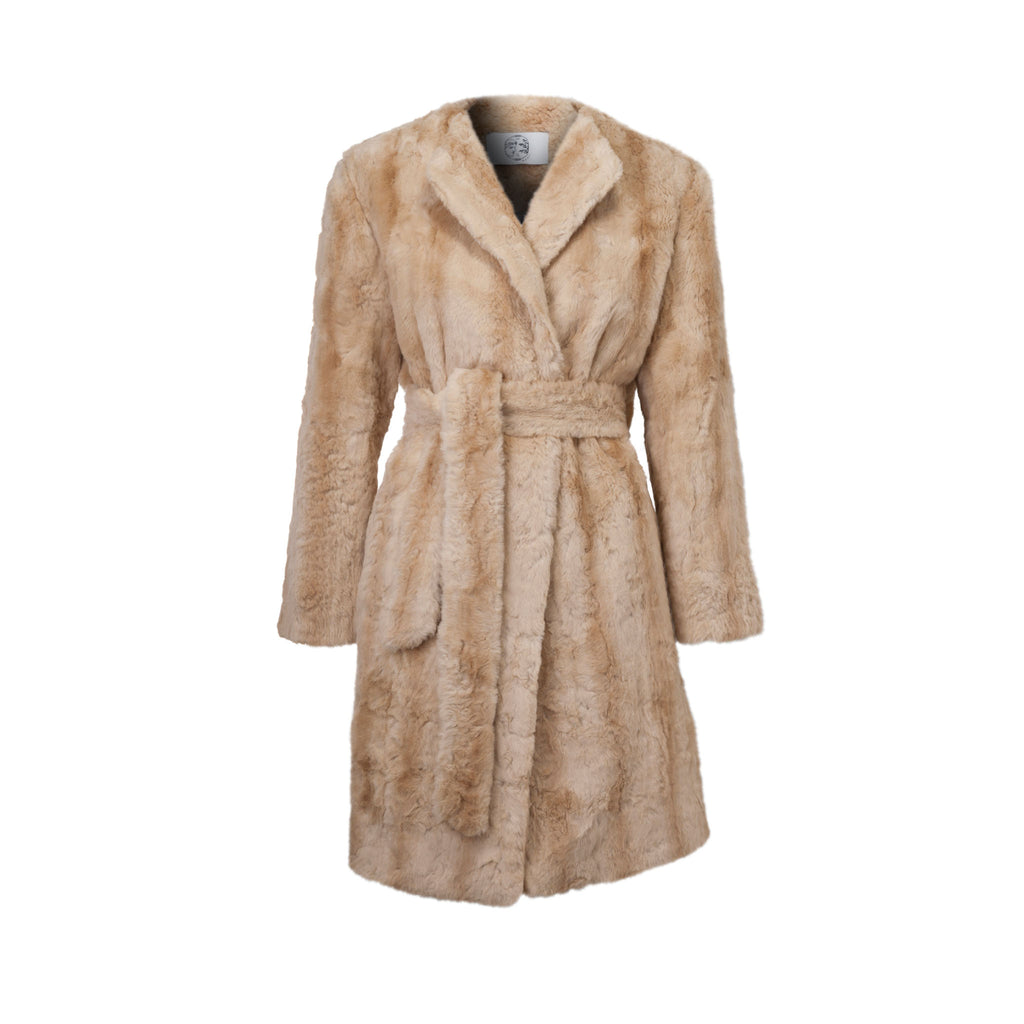 小物 MASU/FUR PRINT GOWN COAT SunflowerfurfrontMarei_1024x10