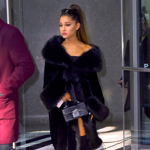 Ariana Grande Is the Latest Celebrity to Embrace Faux Fur